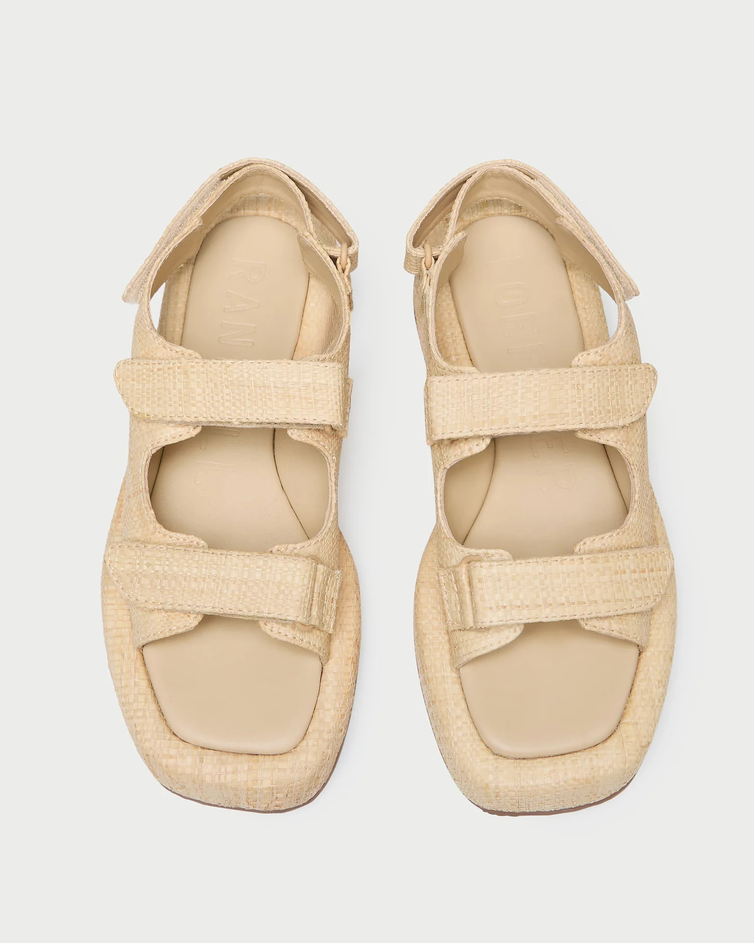 Blaise Natural Raffia Platform Sandal | Loeffler Randall