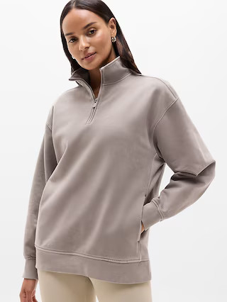 Forever Fleece 1/4 Zip Sweatshirt | Athleta