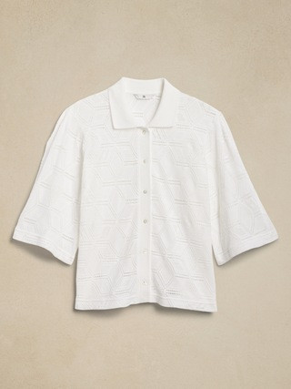 Lexia Knit Resort Shirt | Banana Republic (US)