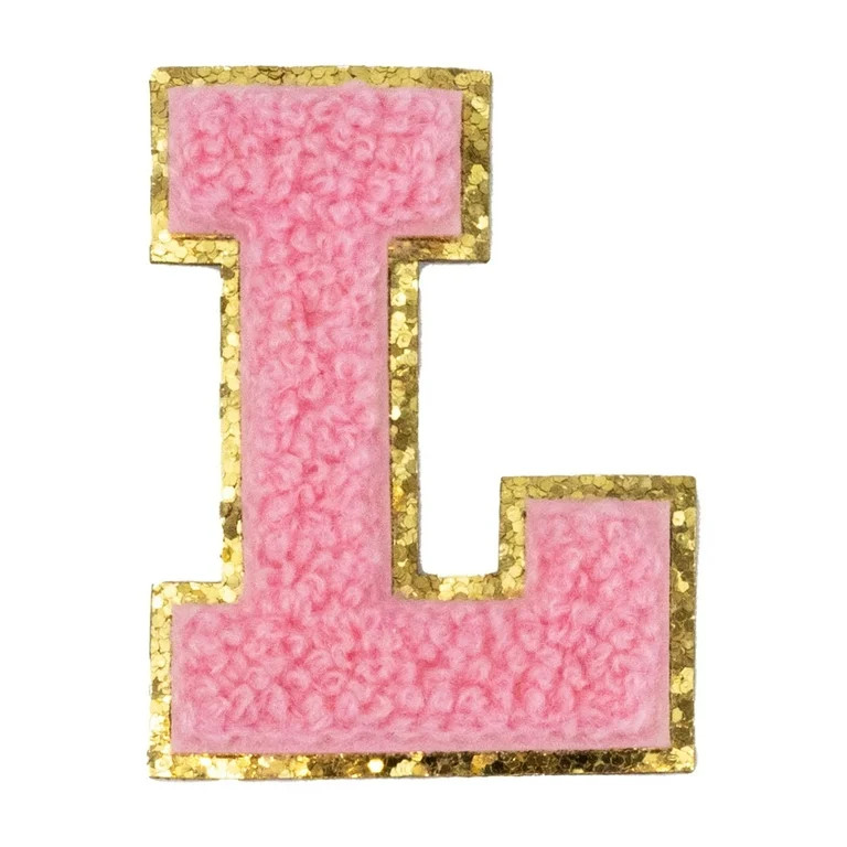 Hello Hobby Chenille L Pink Patch | Walmart (US)