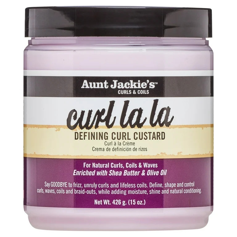 Aunt Jackie's Curl La La Moisturizing Shine Enhancing Hair Defining Custard Cream, 15 oz - Walmar... | Walmart (US)