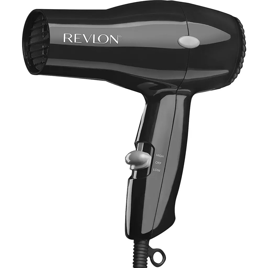 REVLON The Essential Compact Hair Dryer with 2 Heat Settings in Black at Nordstrom | Nordstrom