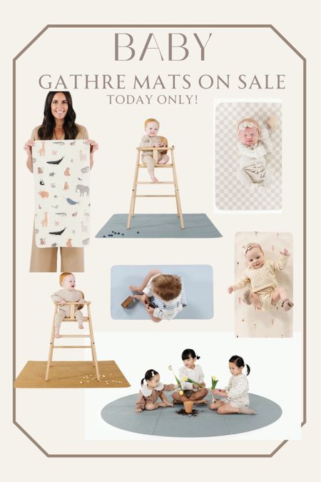GATHRE baby mats are on sale today only for 24% off!!

#LTKbaby #LTKsalealert #LTKbump