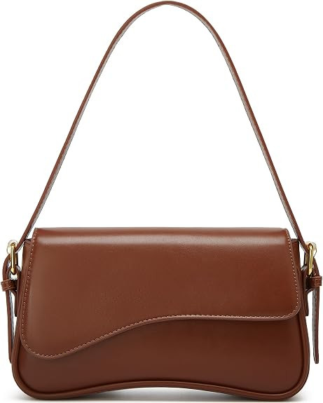 Amszke Shoulder Bag for Women Y2K Crossbody Purse PU Leather Underarm Handbag 2 Adjustable Strap ... | Amazon (US)