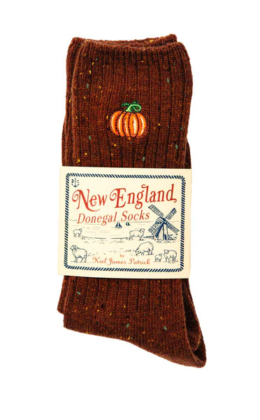 Country Pumpkin Donegal Socks | Kiel James Patrick