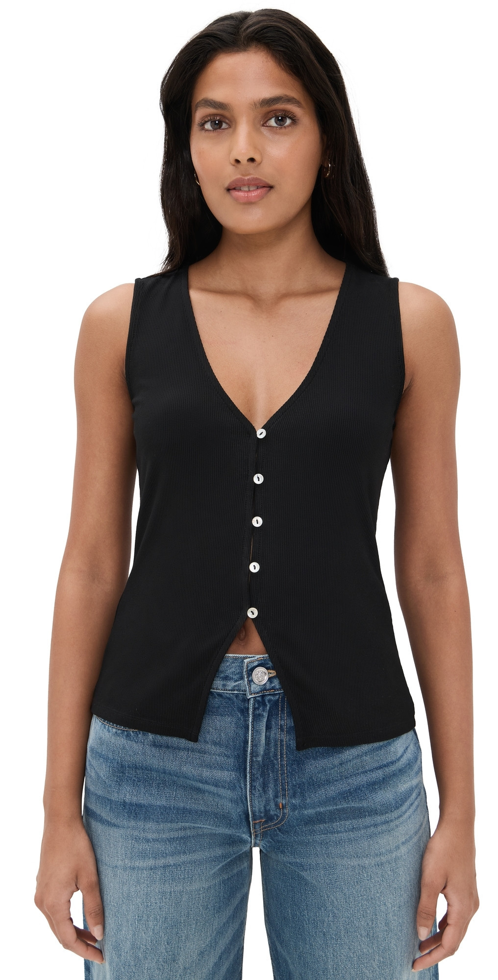 Favorite Daughter The Good Luck Top Black XL | Shopbop