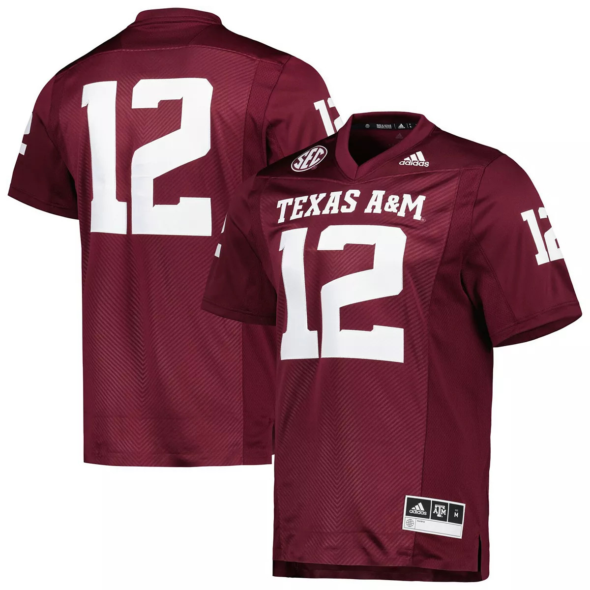 Men's adidas Maroon Texas A&M Aggies Premier Strategy Jersey | Kohl's