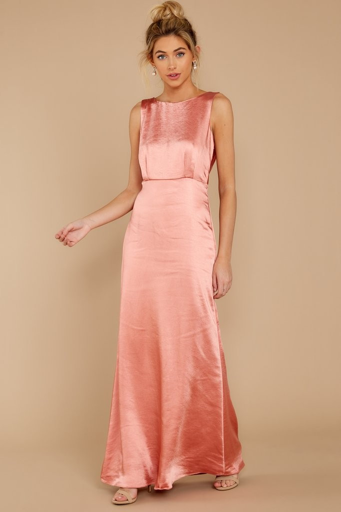 New Era Rose Pink Maxi Dress | Red Dress 