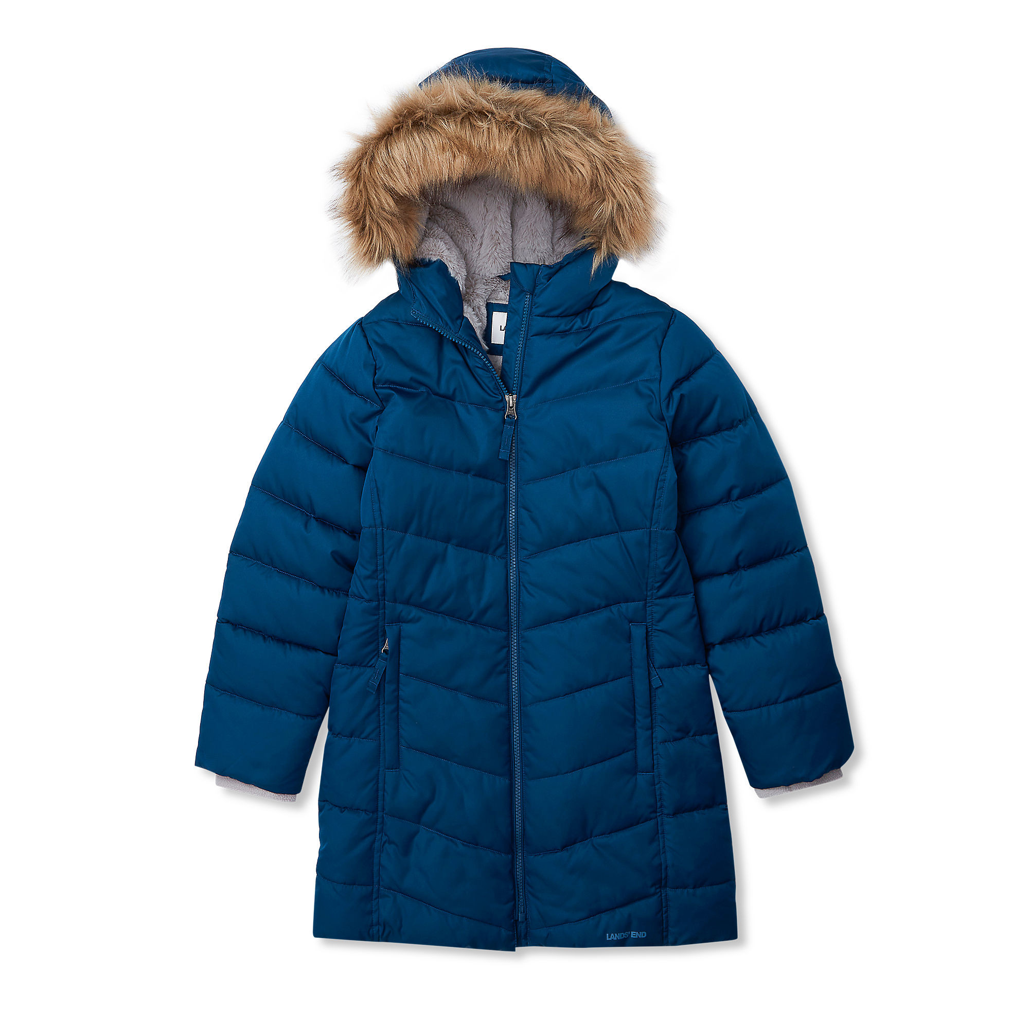 Girls Fleece Lined Parka | Lands' End (US)