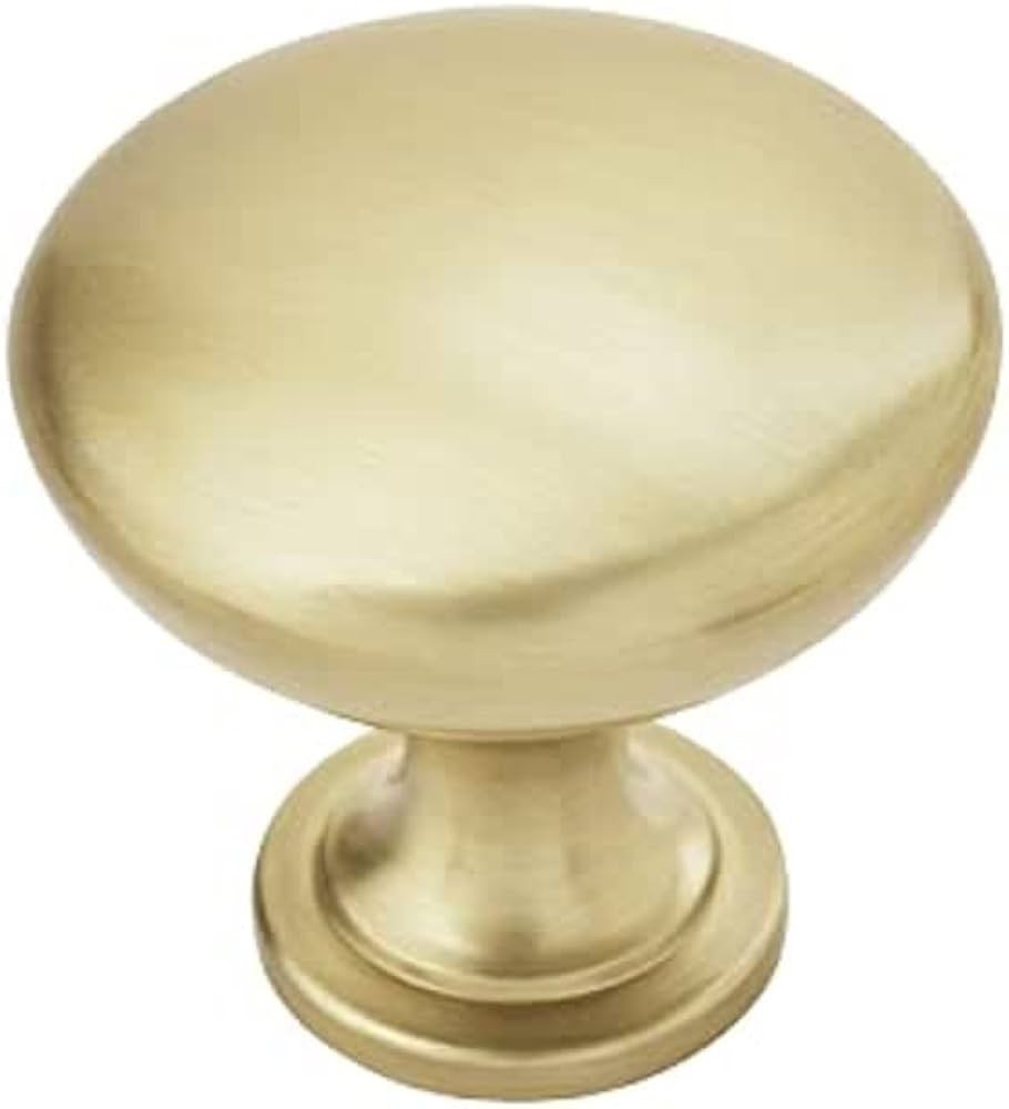 Amerock Edona 1-1/4 in (32 mm) Diameter Golden Champagne Cabinet Knob - 10 Pack | Amazon (US)