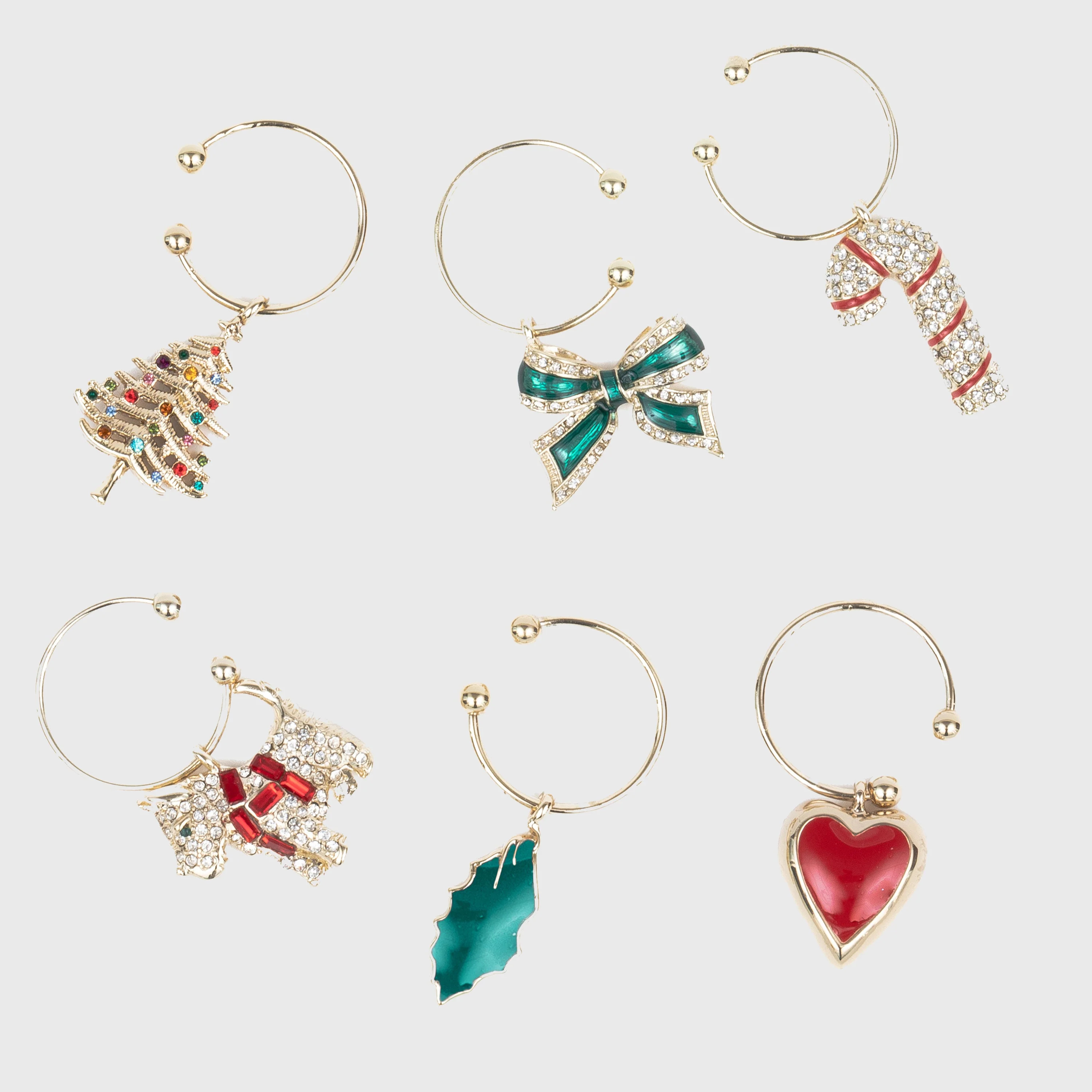 Christmas wine charms | Joanna Buchanan