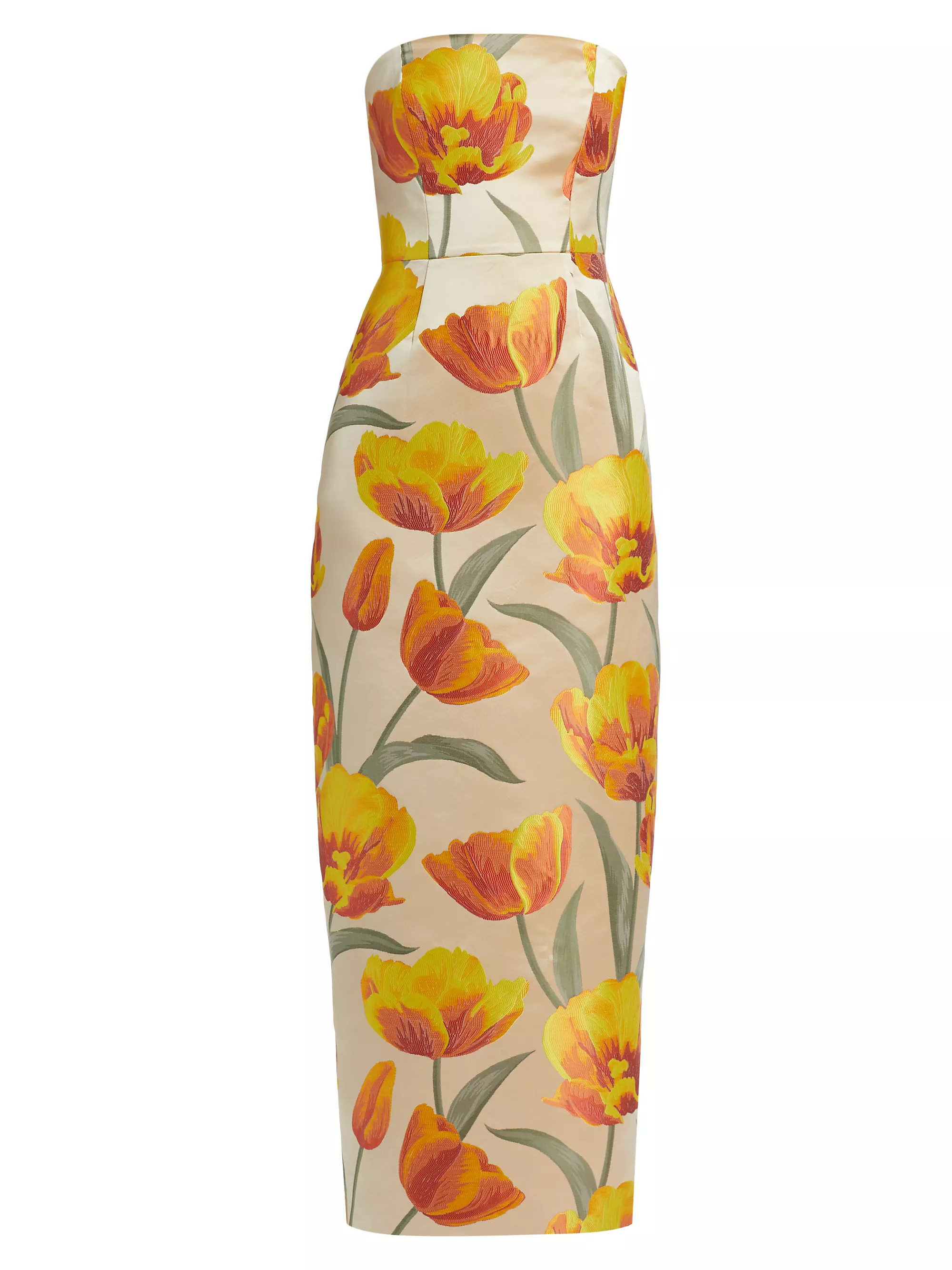 Orion Tulip Jacquard Column Gown | Saks Fifth Avenue