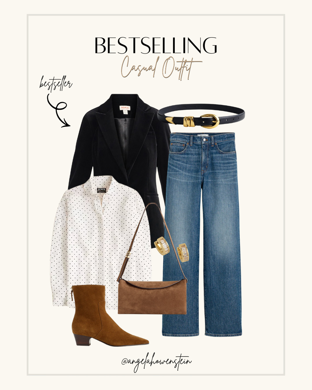 Last week’s bestselling blazer takes the lead—tailored, refined, and styled into an effortless casual outfit with timeless appeal.

#BestsellingStyle #LastWeeksBestseller #BlazerLook #CasualRefined #EverydayChic #ClassicWithEase #WardrobeStaple
 

 

#LTKootd #LTKBeauty #LTKTravel