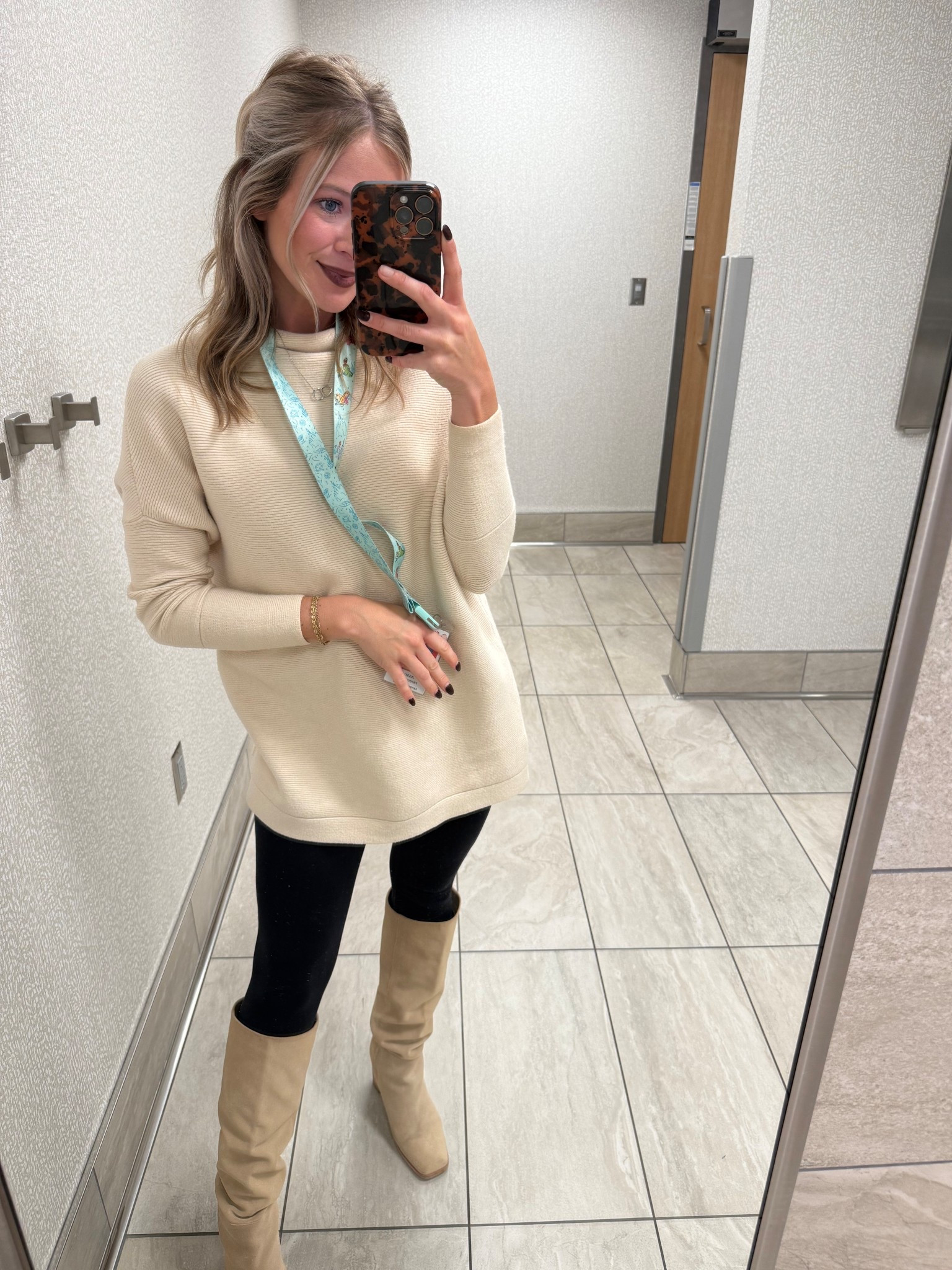 We love a good cozy & cute work outfit! This sweater is perfect and long enough to cover the booty 💕

#LTKootd #LTKWorkwear