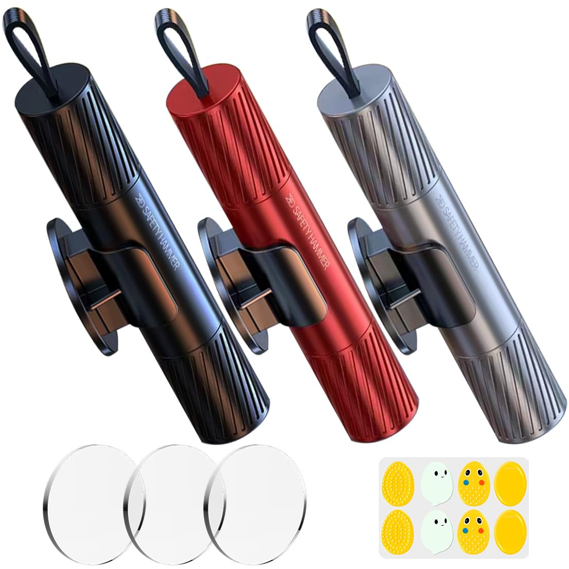 Safehammer - 2025 Upgraded Safe Hammer Glass Breaker Under Water, Car Hammer Seatbelt Cutter Wind... | Amazon (US)