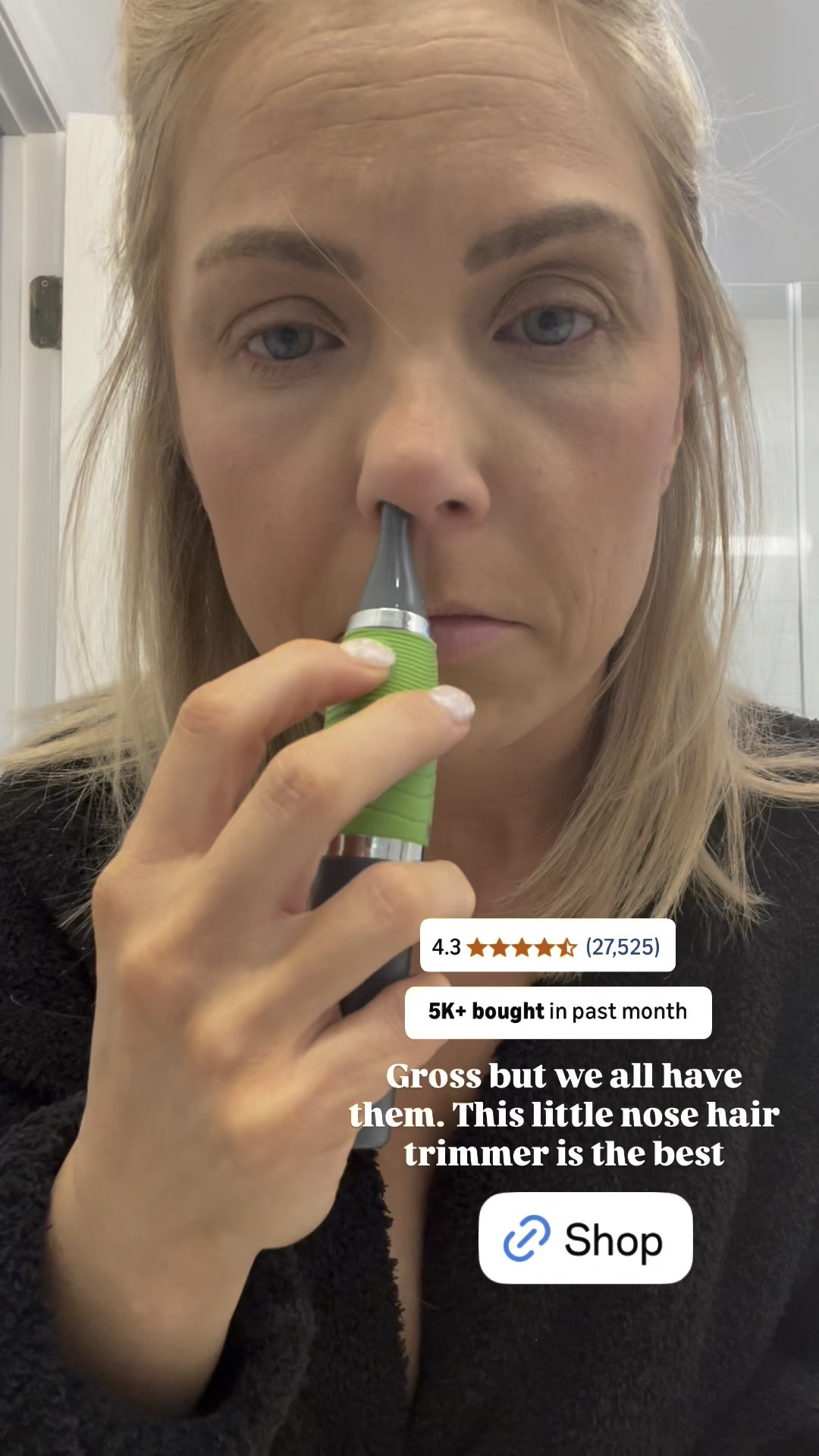 Amazon must have nose hair trimmer. Gross but we all have them and this one is one I swear by. 

Amazon finds, Amazon must haves,
Nose hair trimmer, beauty must haves 

#LTKBeauty #LTKselfcare