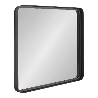 28" x 28" Armenta Square Wall Mirror Gray - Kate & Laurel All Things Decor | Target