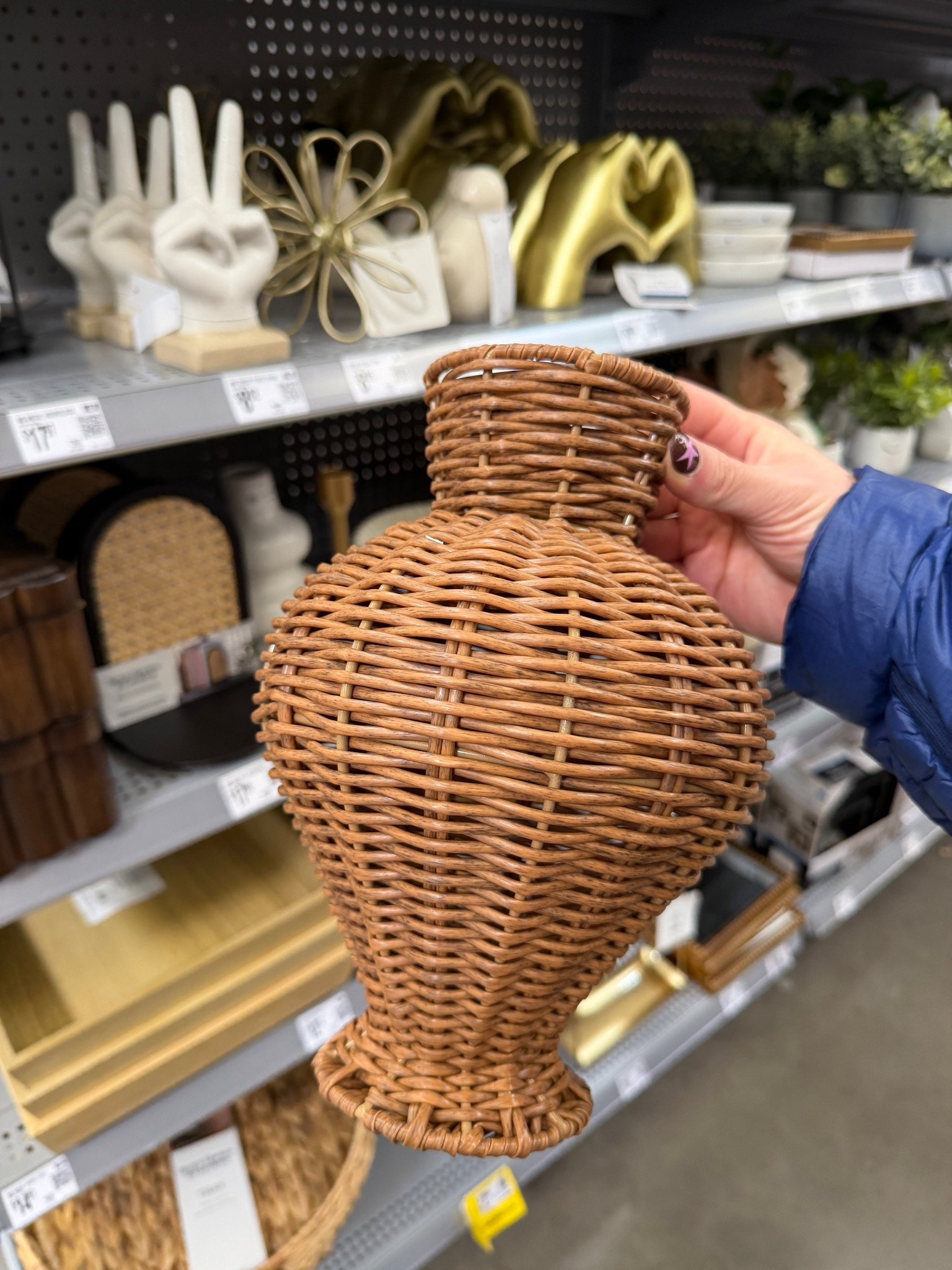 Another Walmart find is this cutie rattan vase! 🤎✨

#LTKHome #LTKBeauty #LTKSaleAlert