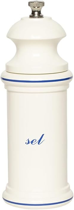 Fletchers' Mill Provencal Salt Mill, White with Blue "Sel" - 6 inch | Amazon (US)