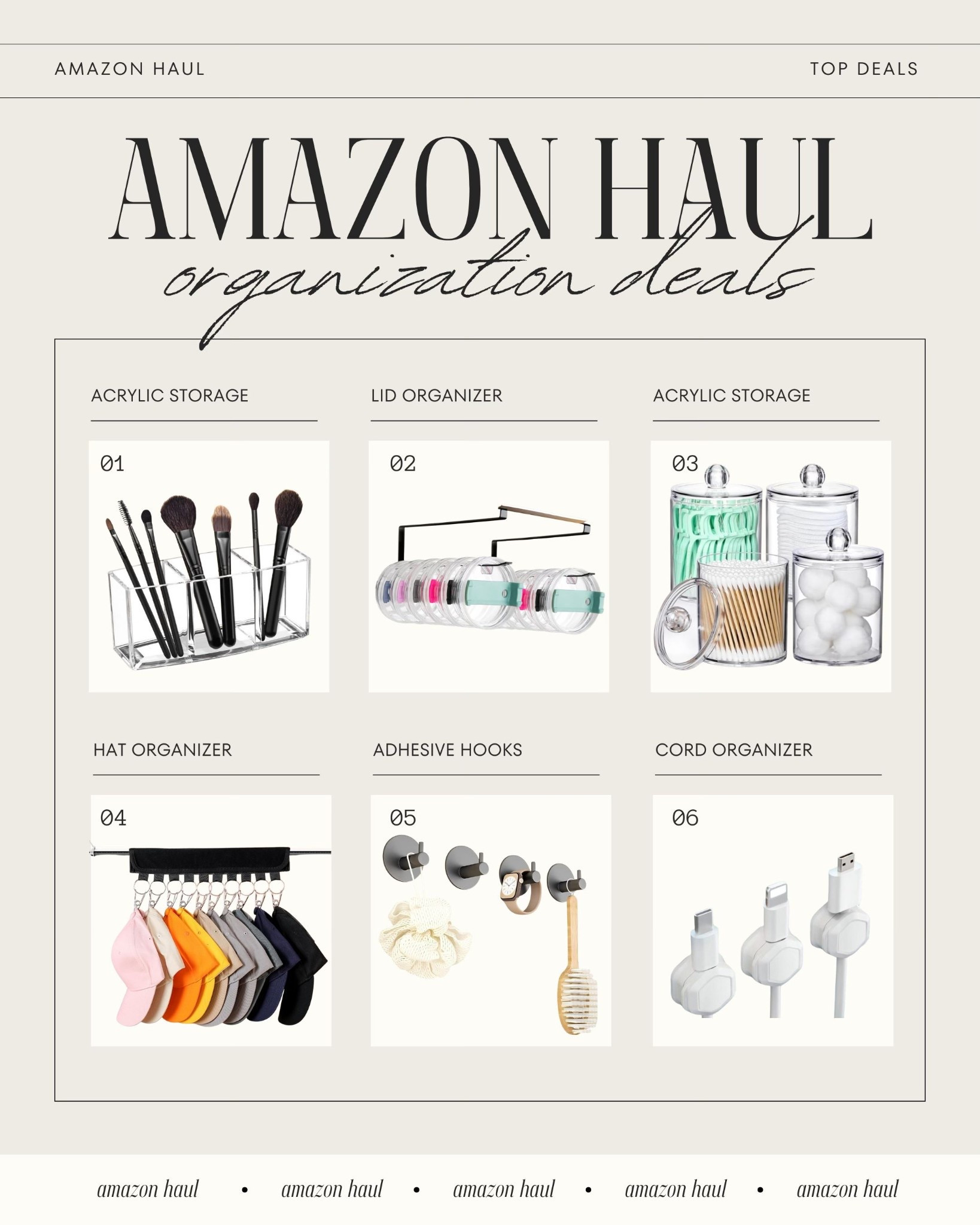 Amazon haul day and the finds are GOOD. ✨ Cozy home pieces, everyday outfits, and budget-friendly staples you’ll reach for all season. Linking some of my top picks for home organization at AMAZING PRICES so you can shop fast + easy! #founditonamazon #amazonpartner #ad @amazon

#LTKGiftGuide #LTKSeasonal #LTKHome