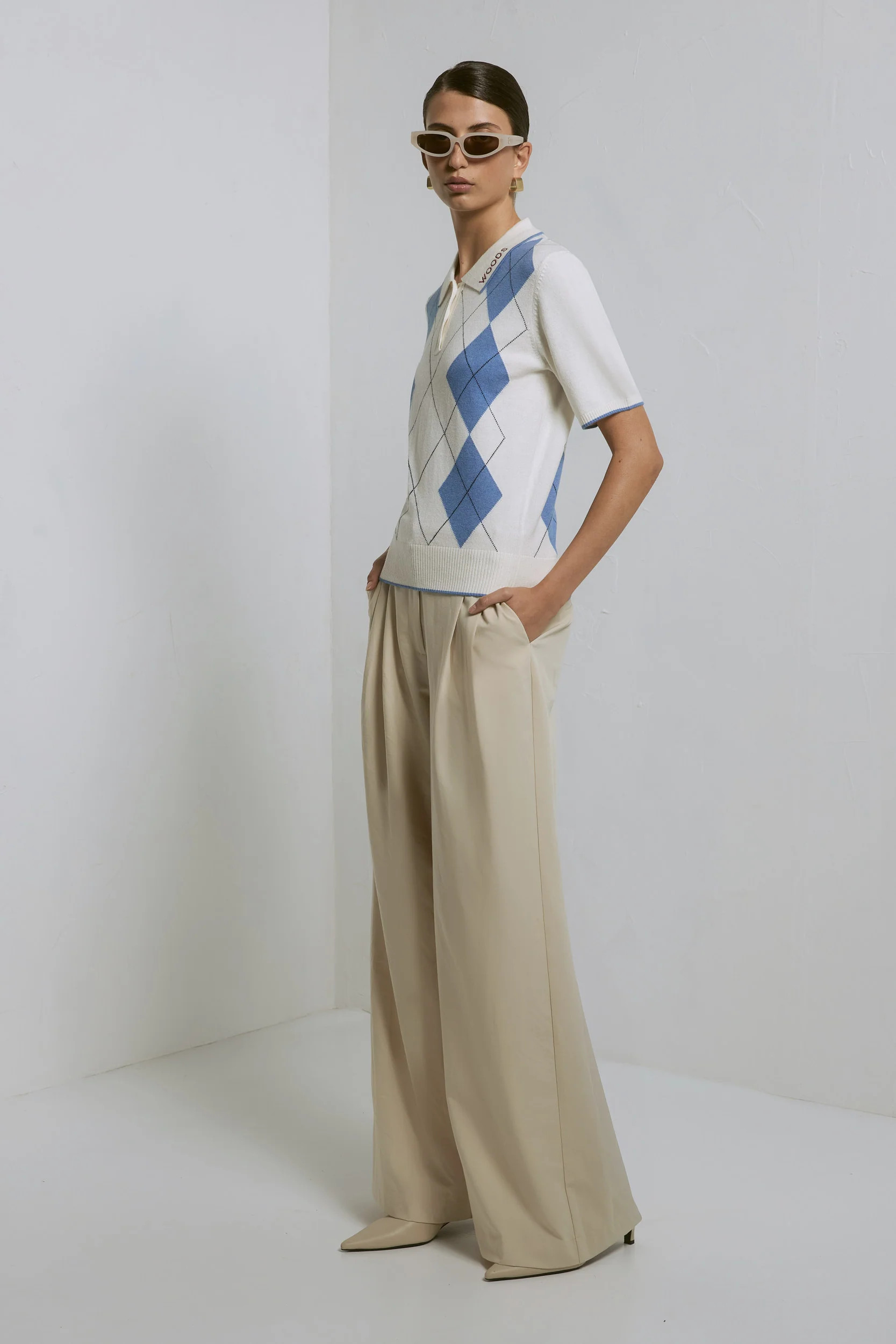 Clover Polo IN WHITE | TOPS | VIKTORIA & WOODS | Viktoria & Woods