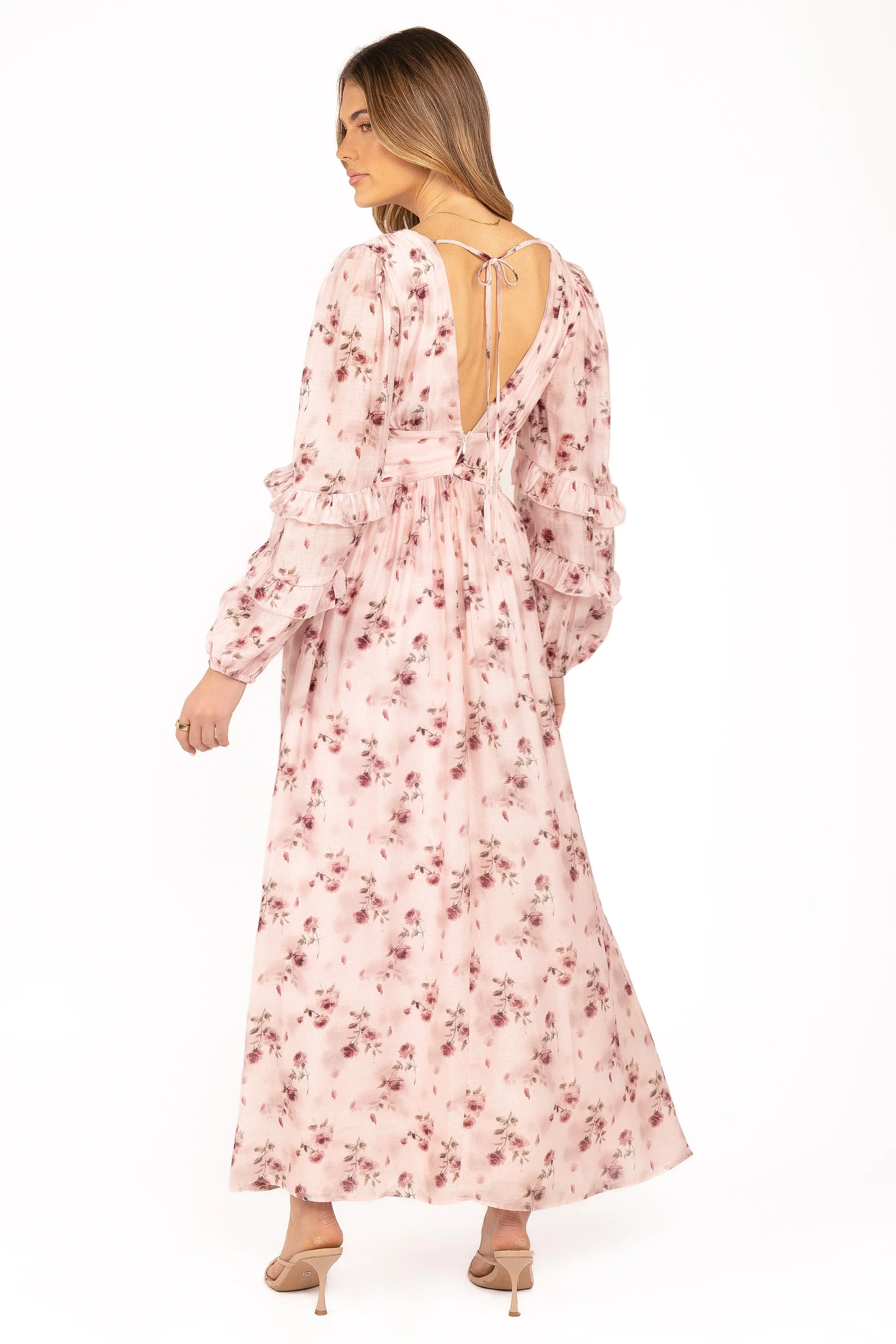 Vayla Maxi Dress - Pink Rose | Petal & Pup (US)