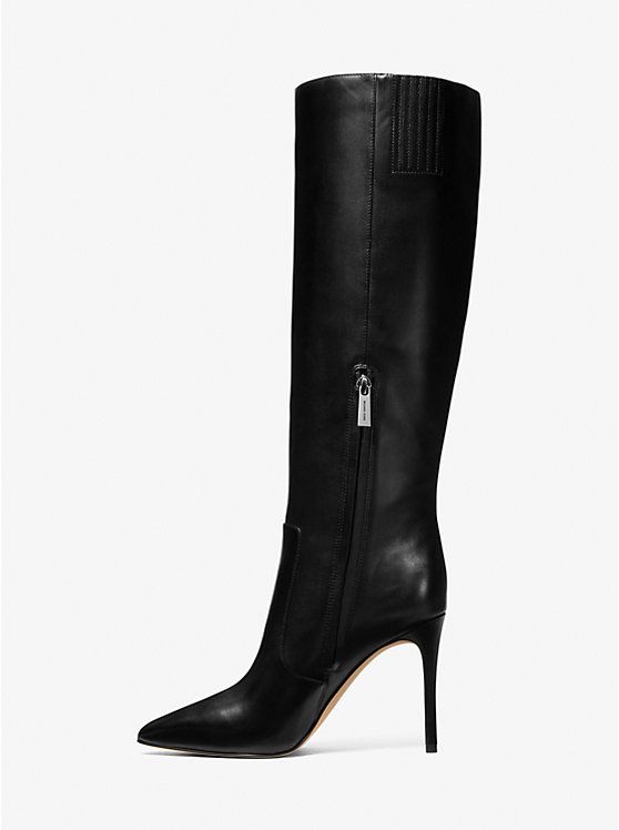 Rue Leather Knee Boot | Michael Kors US