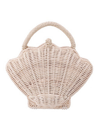 Nina Rattan Shell Minaudiere Small Clutch Handbag - Macy's | Macy's
