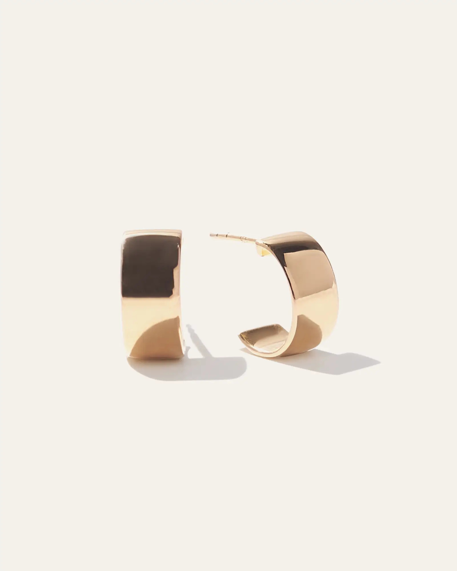 Wide Mini Hoops | Quince