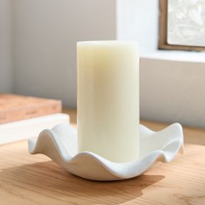 Charlotte Ceramic Pillar Holder | West Elm (US)