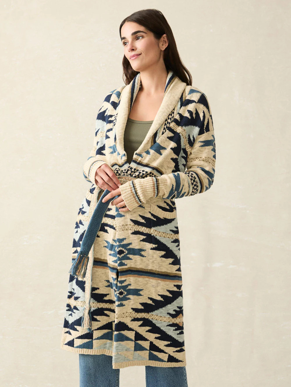 B.YELLOWTAIL Paloma Duster™ - Yellowstone River | Faherty