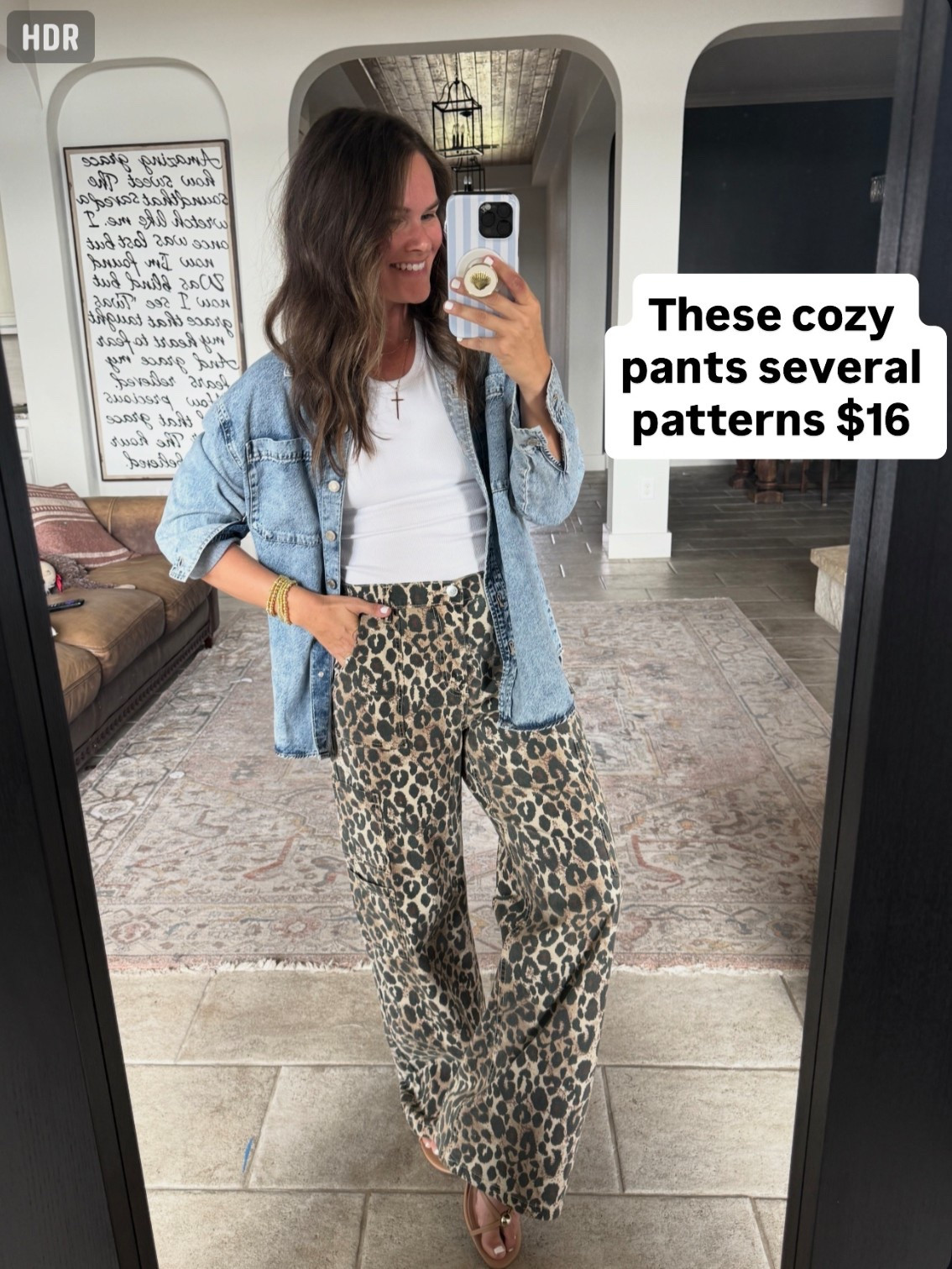 The viral $16 pants are back in stock I get a small im usually about a 6- easy to dress up or down, several patterns and solids. #casualoutfit #walmartfashion #ootd #momstyle 

#LTKFindsUnder50 #LTKgrwm #LTKootd