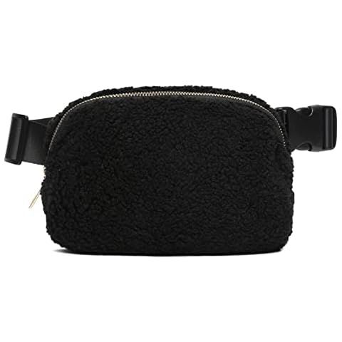 Amazon.com | Boutique Fleece Belt Bag | Sherpa Crossbody Bag Fanny Pack for Women Fashionable | C... | Amazon (US)