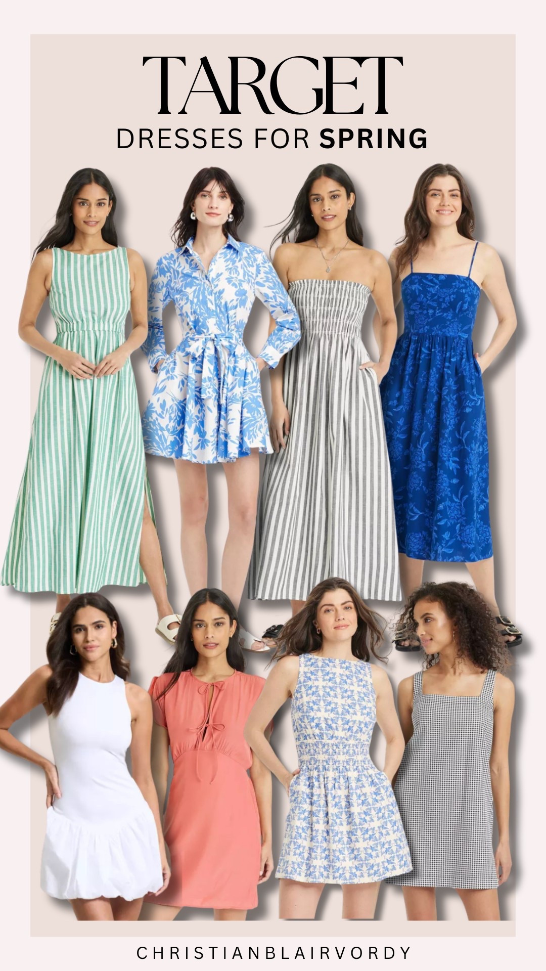 New dresses for spring, target finds

#christianblairvordy

#target #new #dress #midi #maxi #minidress #spring 

#LTKStyleTip #LTKFindsUnder50 #LTKFamily