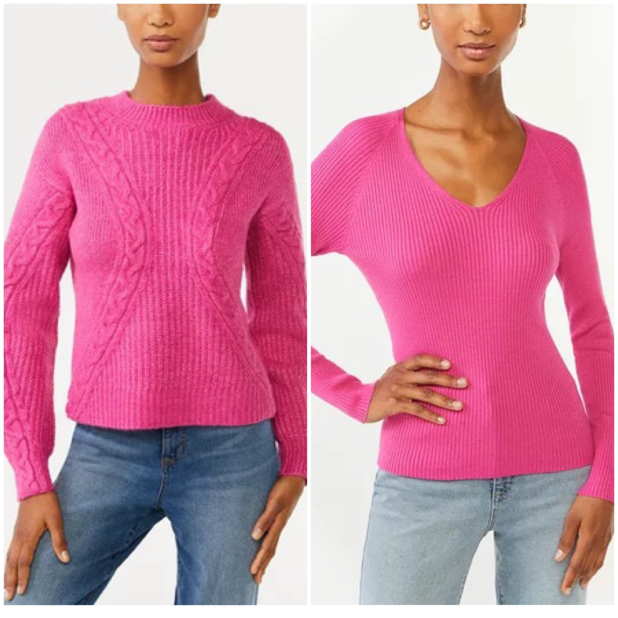 Pink sweaters on sale 

#LTKunder50 #LTKsalealert #LTKstyletip