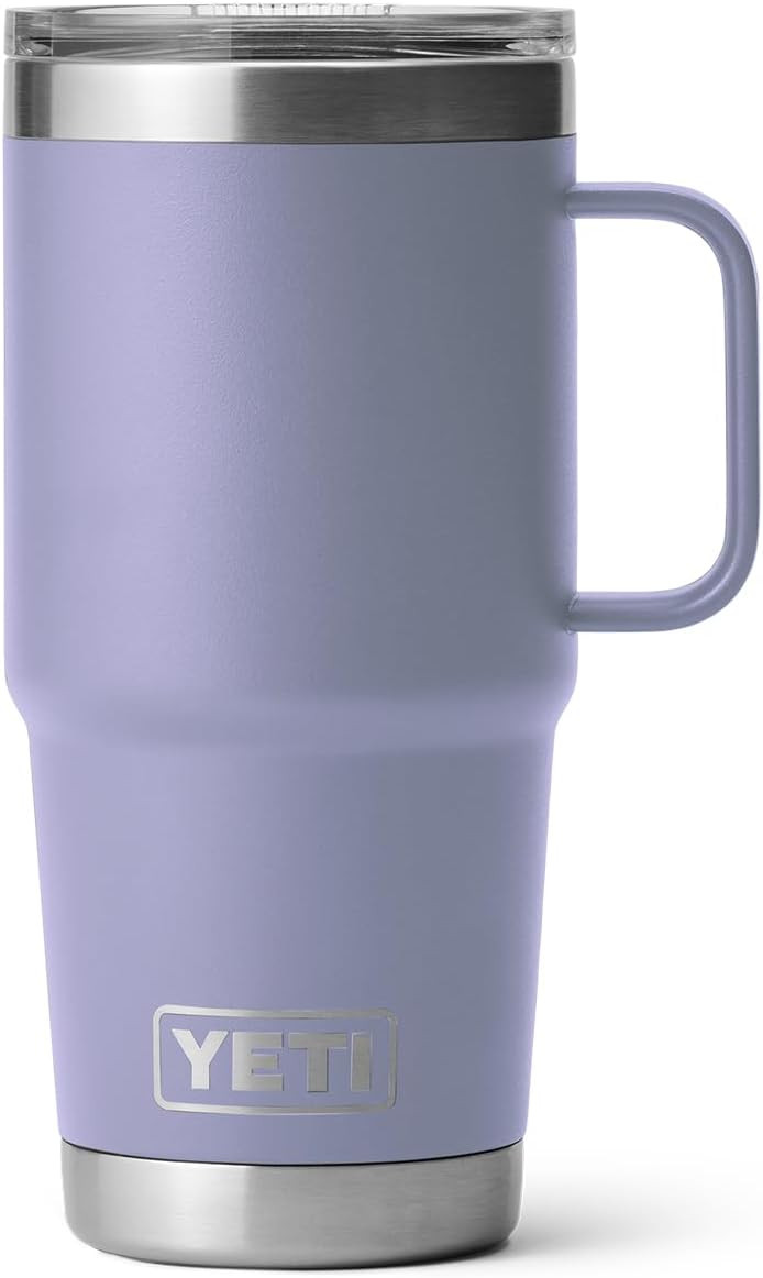 YETI Rambler 20 oz Travel Mug, Stainless Steel, Vacuum Insulated with Stronghold Lid, Cosmic Lila... | Amazon (US)