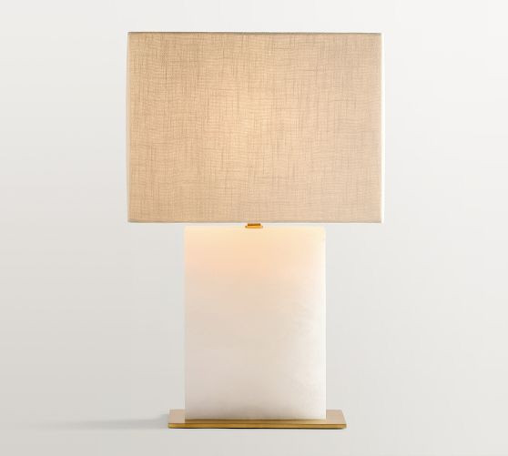 Windham Stone Block Table Lamp (21") | Pottery Barn (US)