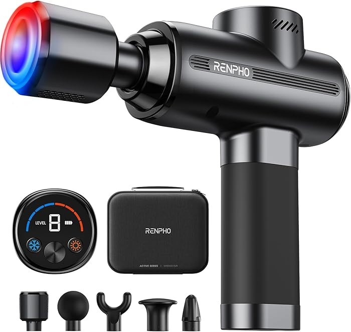 RENPHO Active Thermacool 2 Massage Gun with Heat and Cold, Mothers Day Gifts [2026 Upgraded] Perc... | Amazon (US)