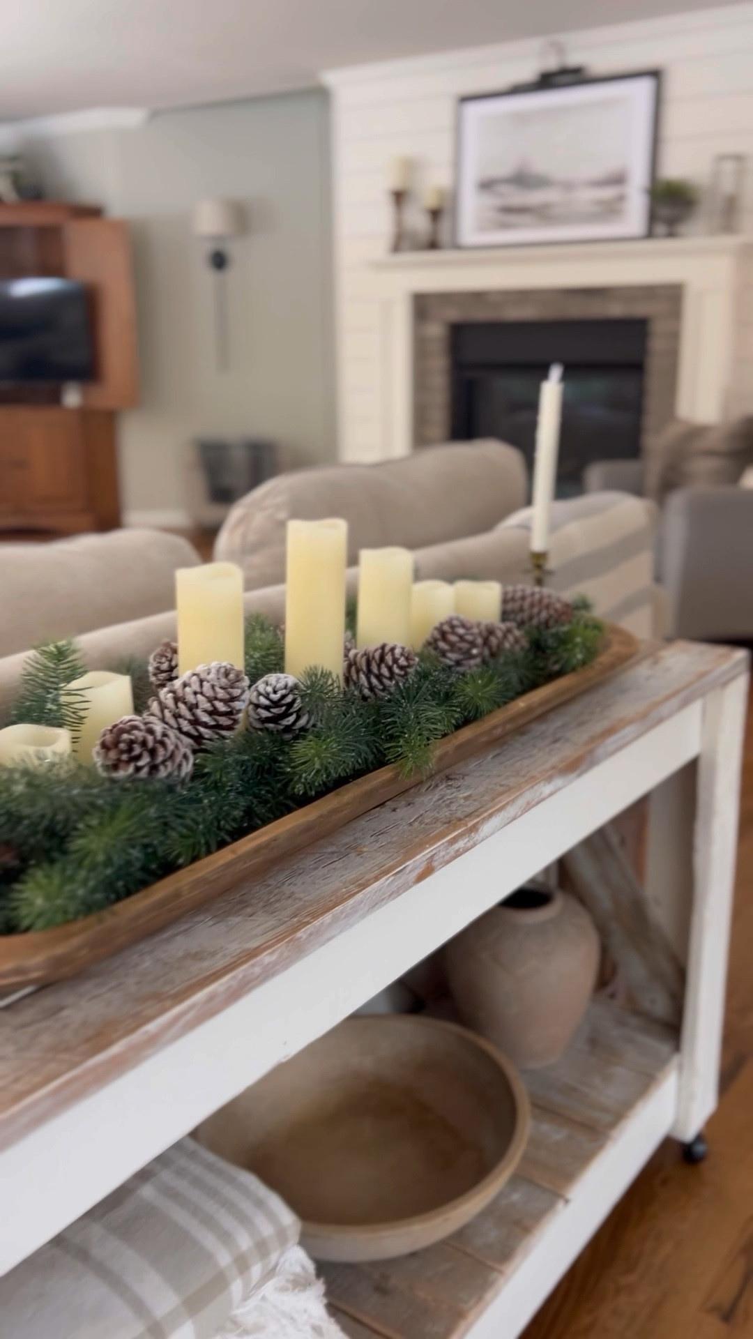 Snowflake pinecones are one of the easiest DIY decor ideas and they look so incredible. 

#LTKVideo #LTKHoliday #LTKHome