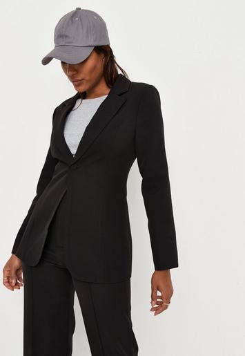 Missguided - Black Tailored Skinny Blazer | Missguided (UK & IE)