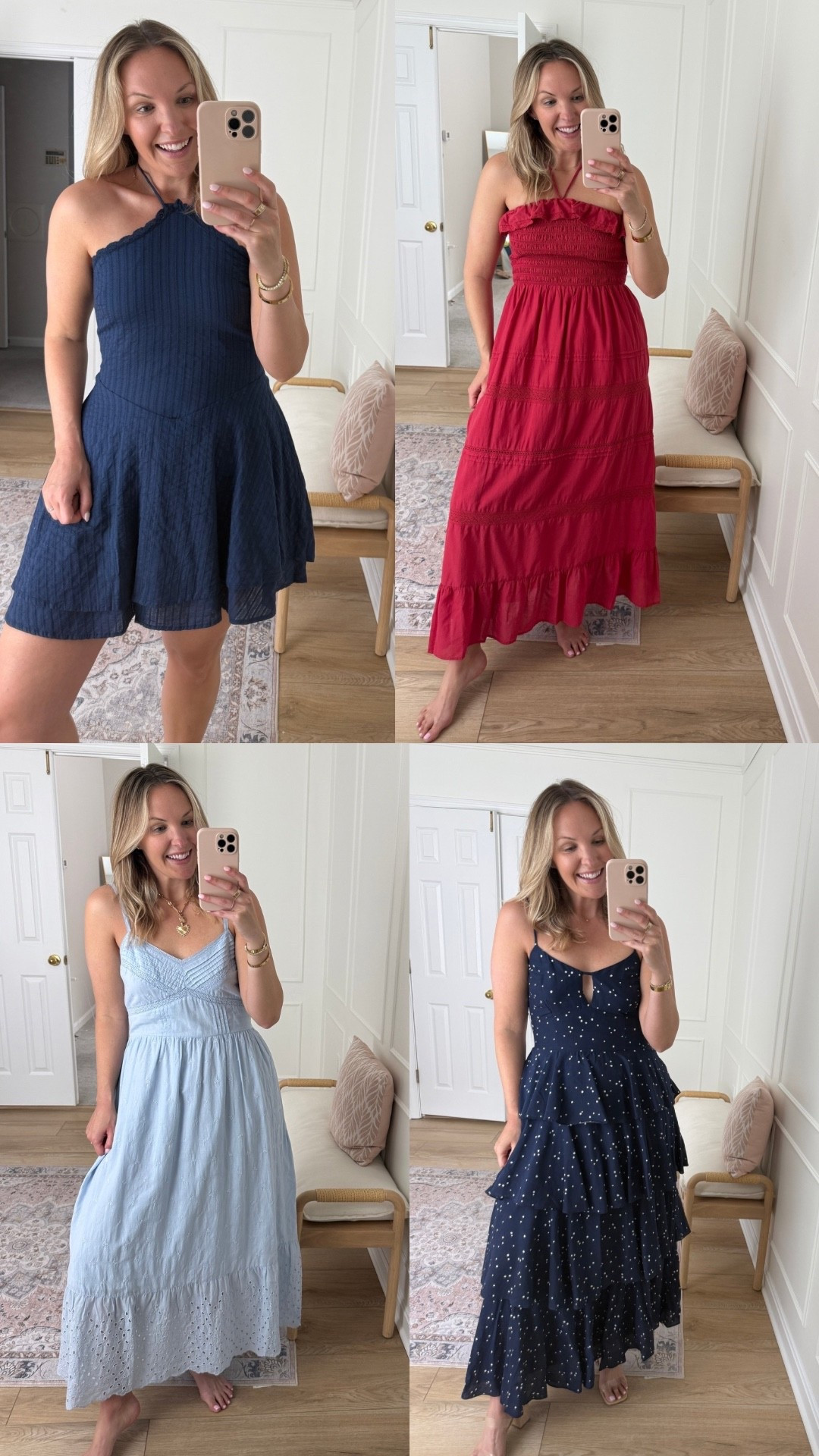 Cute dresses I’m loving - I’m in a medium in all and they’re all on sale

#LTKSaleAlert #LTKootd #LTKSeasonal