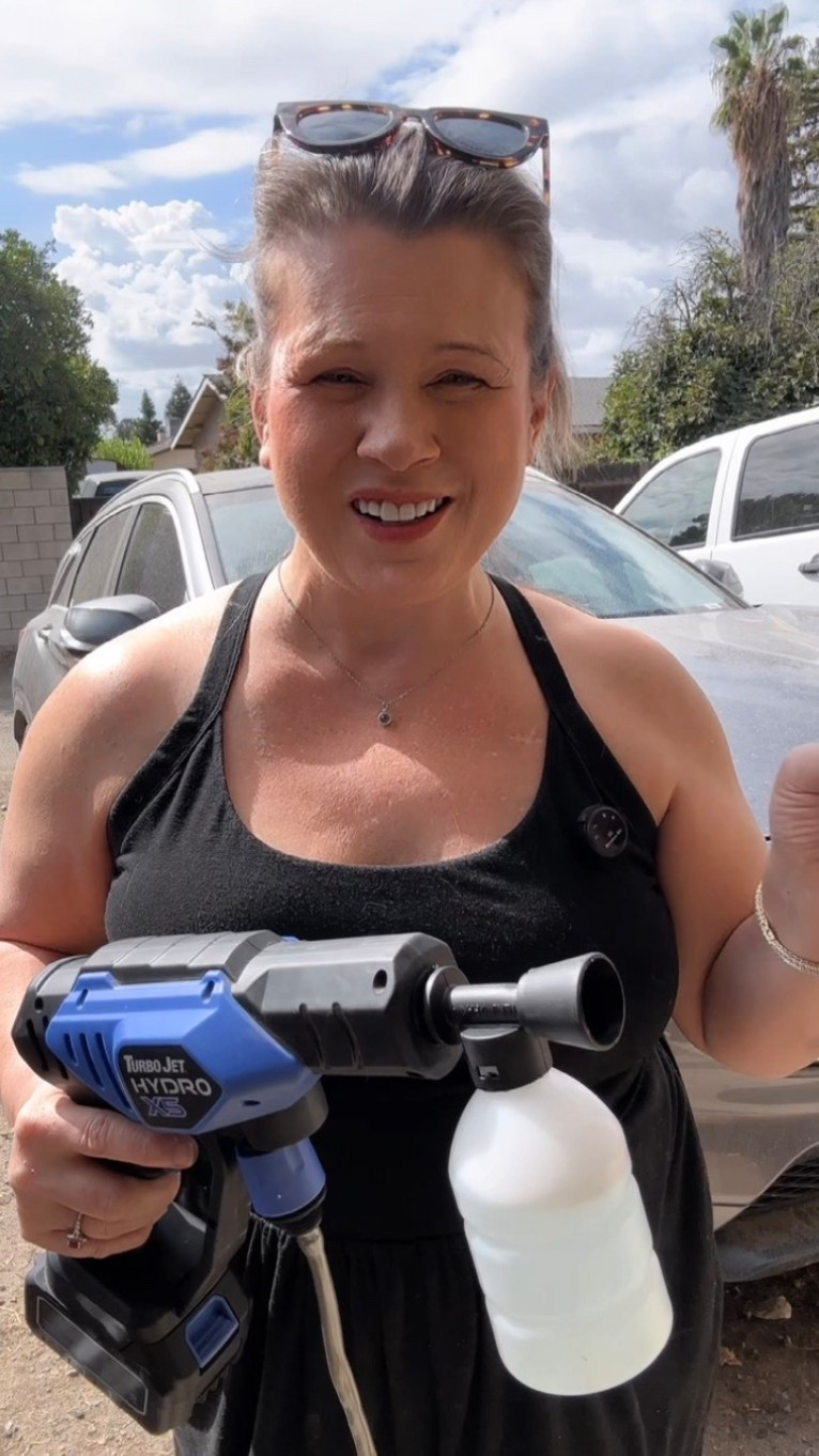 Turbo Jet HydroX5 Pro Cordless Pressure Washer: 350 PSI, rechargeable battery-powered, portable cleaner. Ideal for cars, boats, RVs, pets, fences, surfaces, dirt, debris. No cord, no gas, dual intake hose/bucket. Perfect for homeowners, DIYers, adventurers. Great gift idea.

#PressureWashing #PowerWashing #Cleaning #FYP #ASMR #Christmas #GiftIdea

#LTKMens #LTKSeasonal #LTKHome