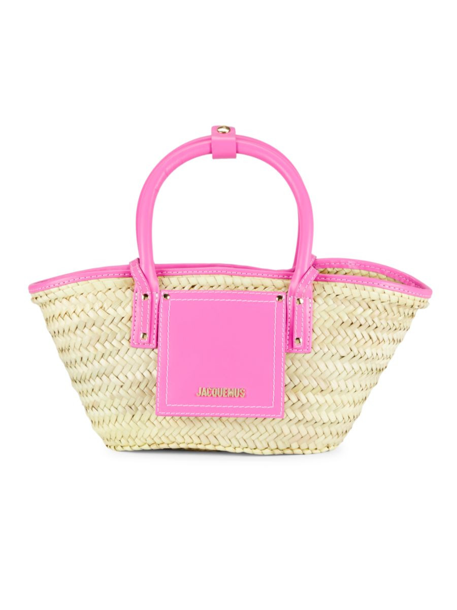 Jacquemus Le Petit Panier Soli Wicker Basket Bag | Saks Fifth Avenue