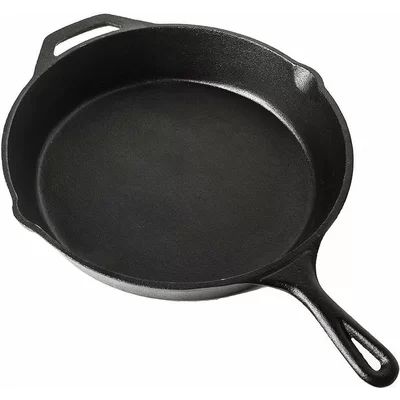 Cuisiland Pre-seasoned Cast Iron Skillet Cuisiland Size: 14 | Wayfair North America