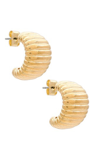 Julija Hoop in Gold | Revolve Clothing (Global)