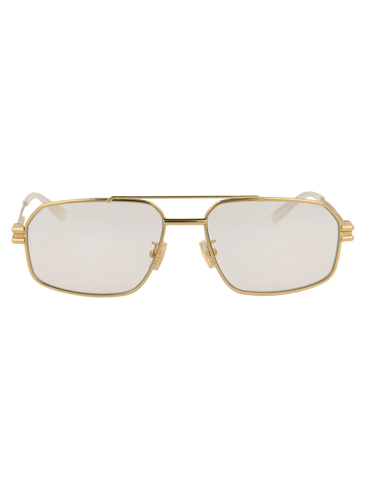 Bottega Veneta Eyewear Aviator Frame Sunglasses | Cettire Global