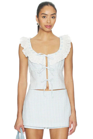 Bradford Gingham Top
                    
                    For Love & Lemons | Revolve Clothing (Global)