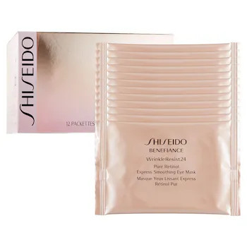 Benefiance WrinkleResist24 Pure Retinol Express Smoothing Eye Mask - Shiseido | Sephora | Sephora (US)