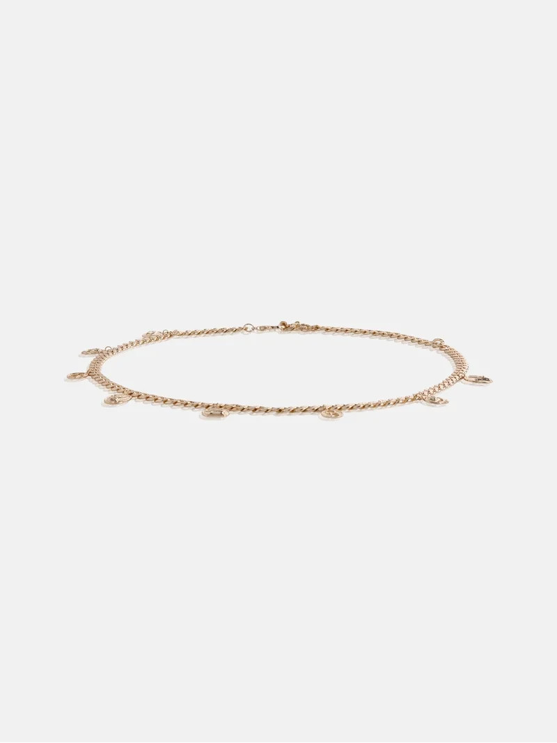 Devil Wears Prada Scoop Collection Women's Gold-Tone Chain Charm Belt, Sizes S-3XL | Walmart (US)