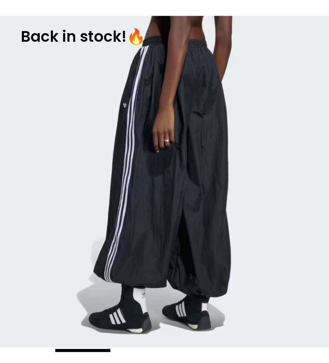 Black Adidas Balloon Track Adidas pants back in stock! Don’t sleep on them, they will sell out quickly.  

#styleinspo #ltkstyletip

#LTKootd